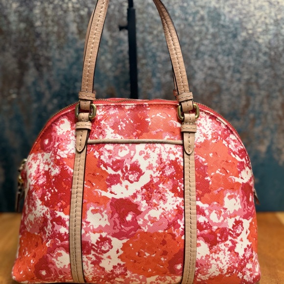 COACH 2014 Peyton Floral Cora Dome Satchel- RARE FIND! - Picture 5 of 14